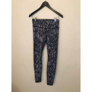 lululemon athletica Black and White Patterned Leggings